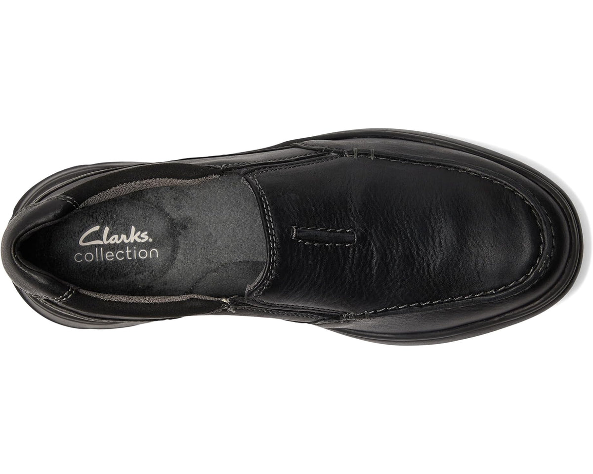 Men's Clarks Cotrell Free Black Oily Leather