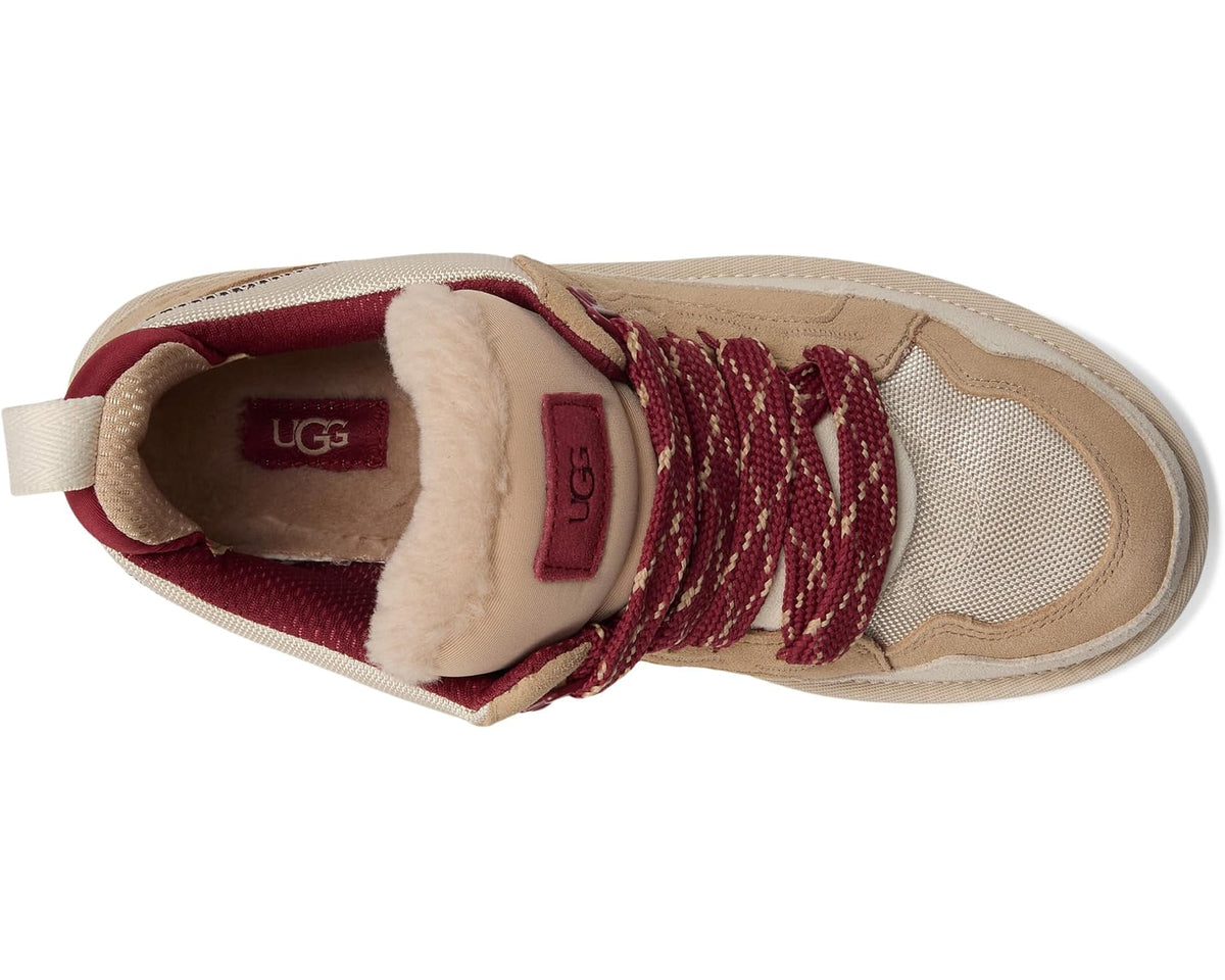 Men's UGG Lowmel Driftwood/Biking Red