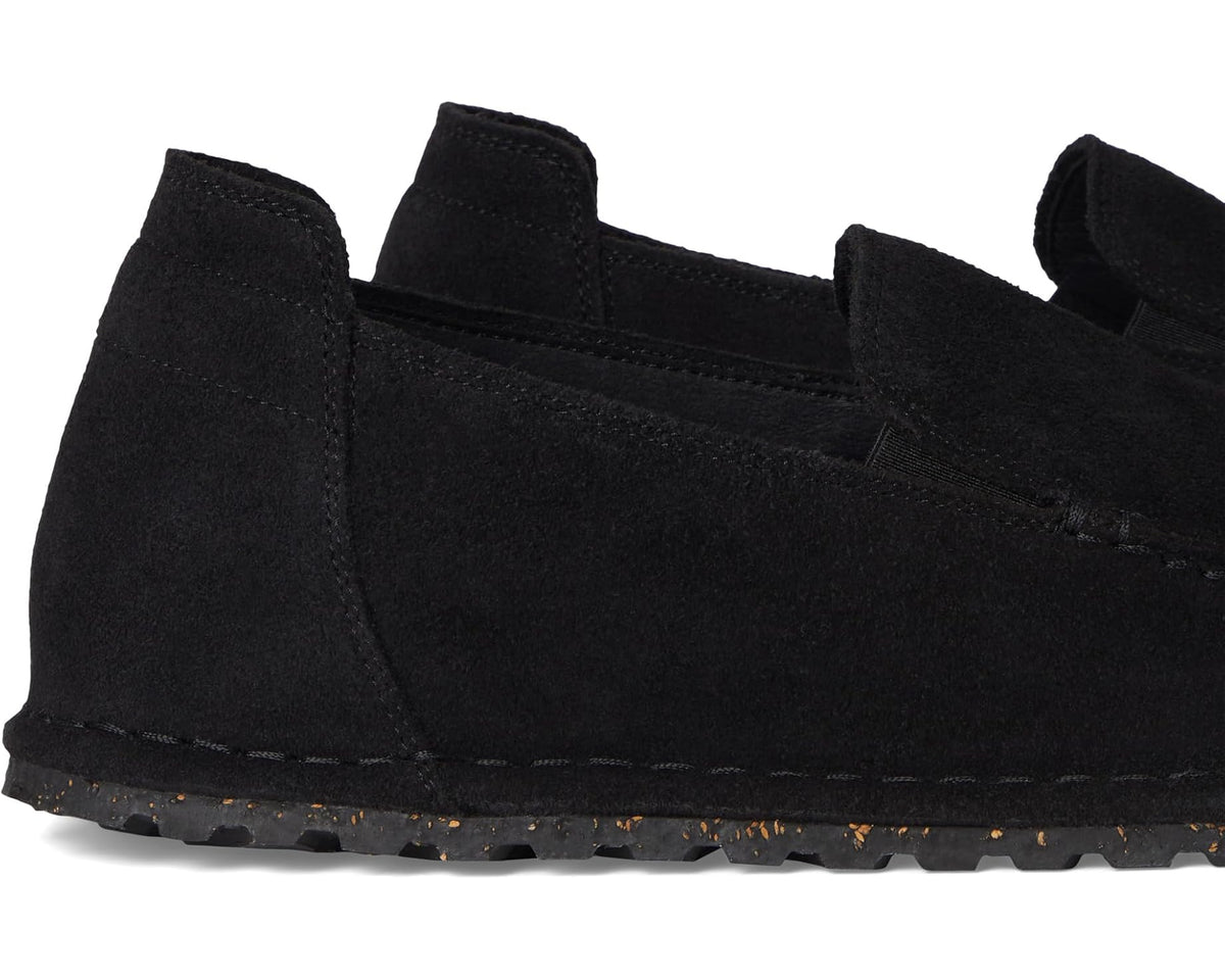 Men's Birkenstock Utti Deep Blue - Suede Black