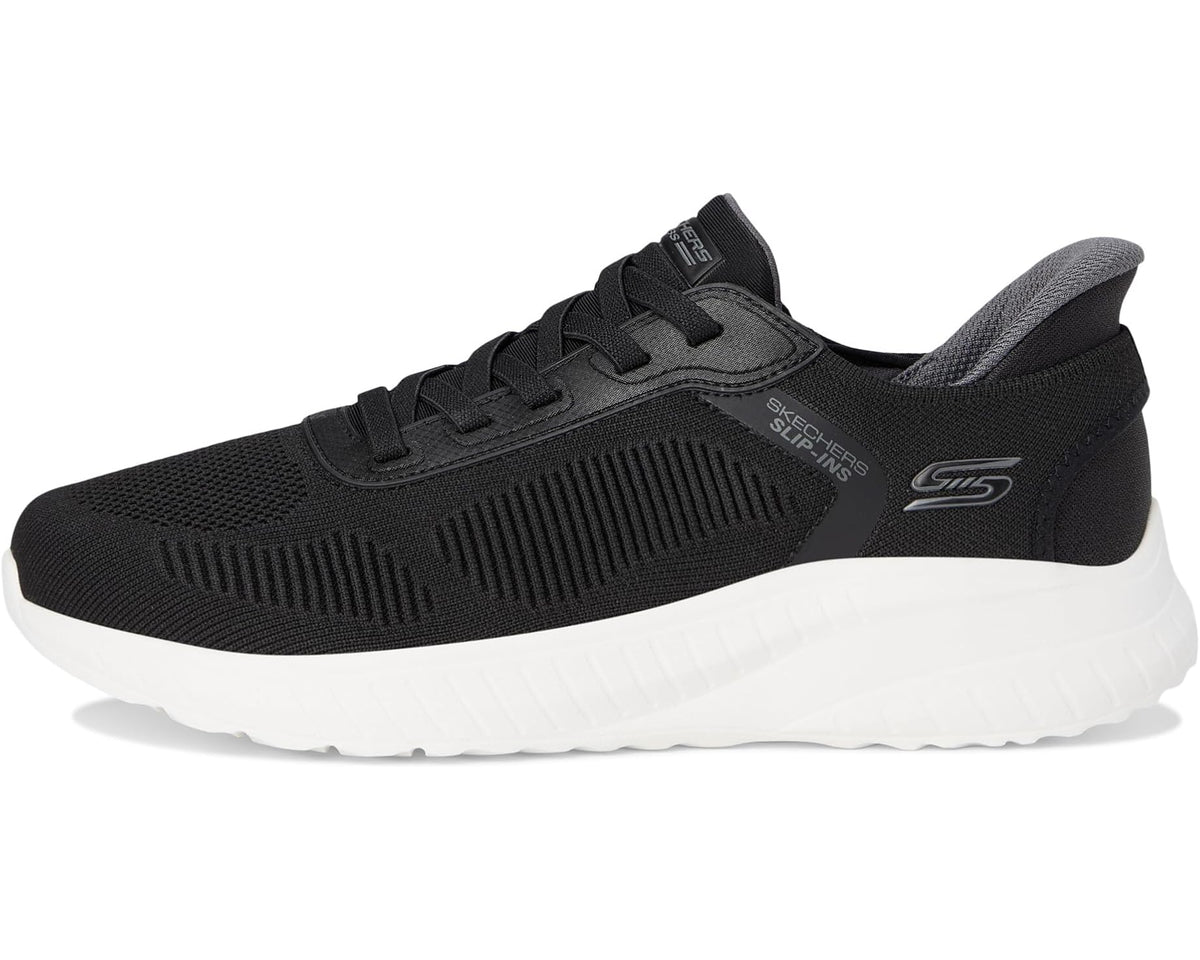 Men's BOBS from SKECHERS Hands Free Slip-Ins Squad Chaos - Solid Step Black/White
