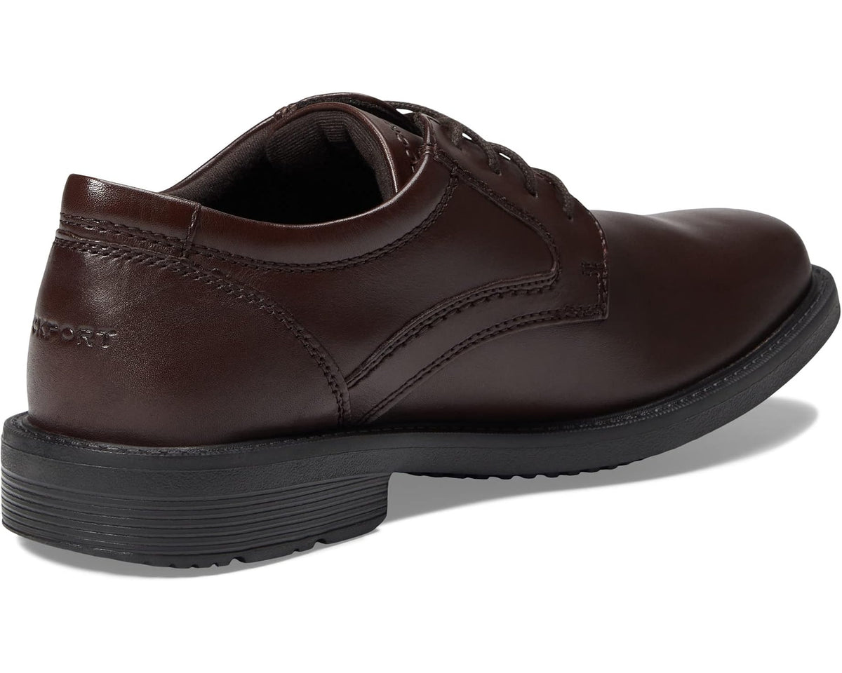 Men's Rockport Style Leader 2 Plain Toe Dark Brown