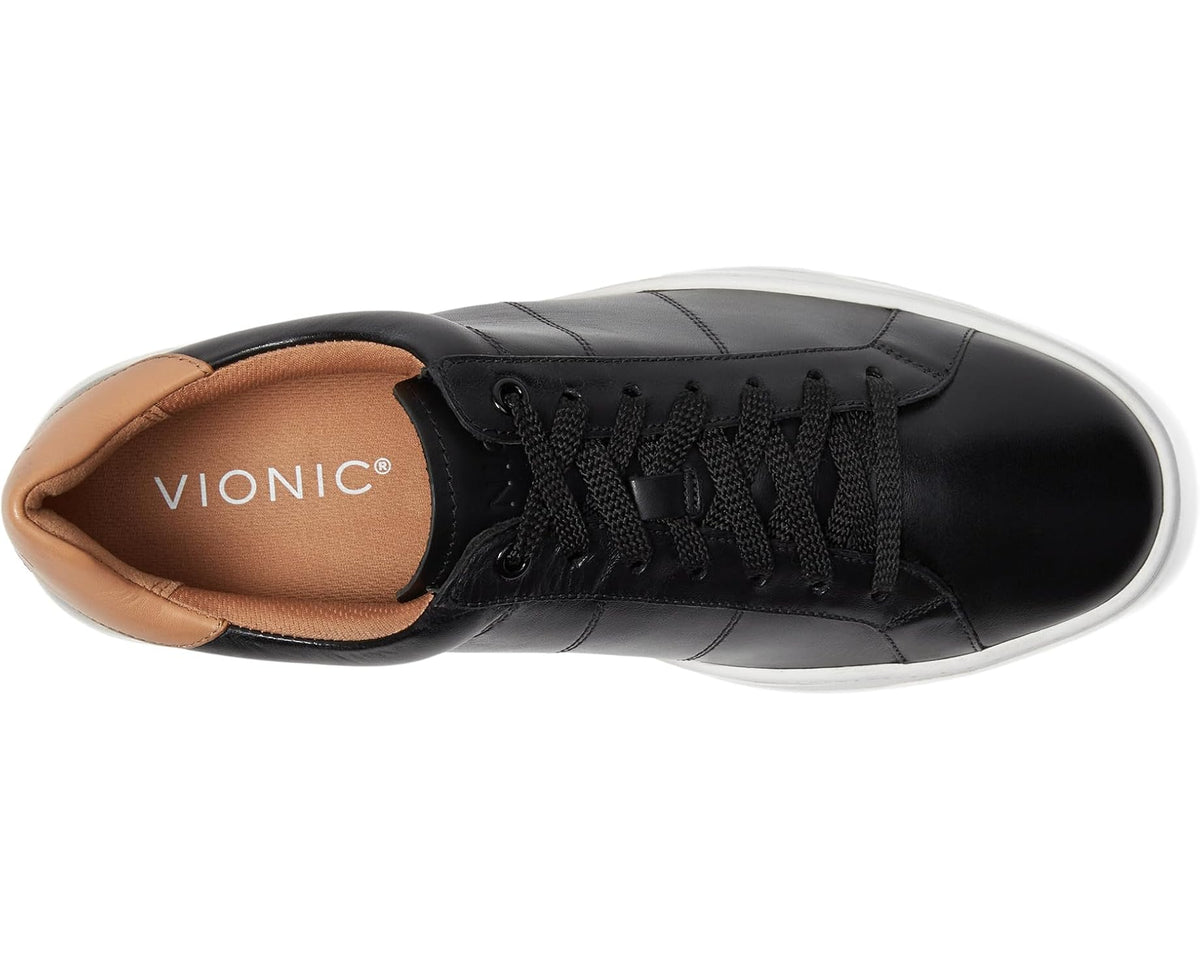 Men's VIONIC Lucas II Black Tan Leather
