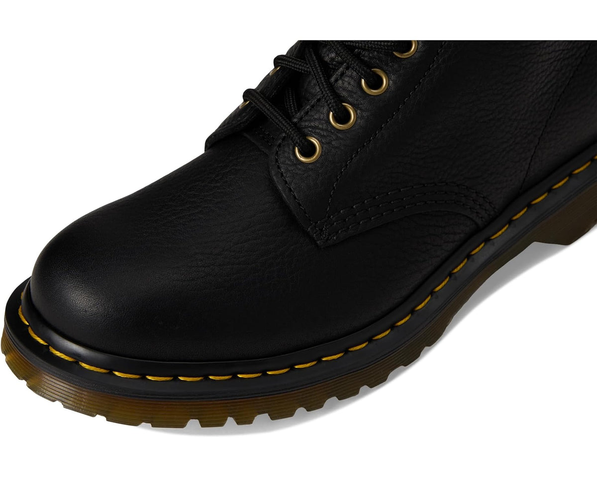 Unisex Dr. Martens 1460 WarmWair Grizzly Leather Boots Black