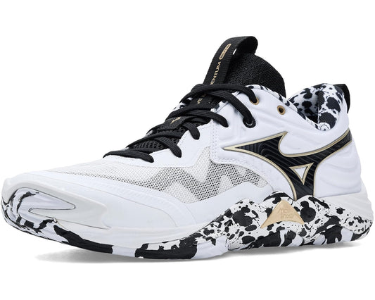 Unisex Mizuno Wave Momentum 4 Elite White/Gold