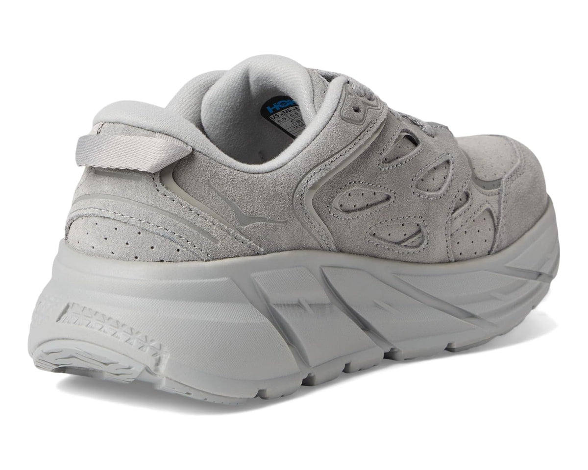Unisex Hoka Clifton L Suede Limestone/Limestone