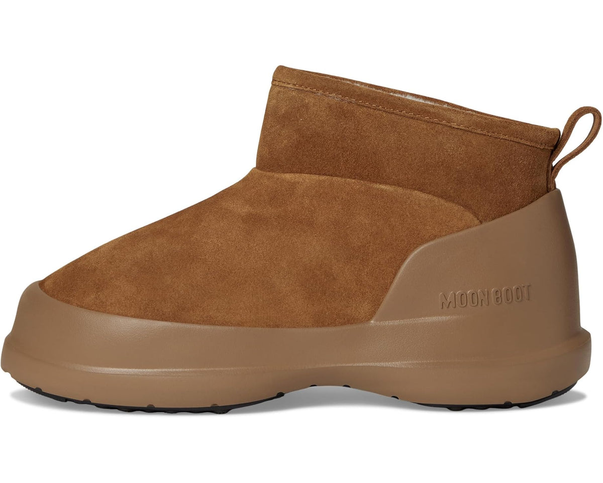 Unisex MOON BOOT Luna Low Boot Suede Cognac