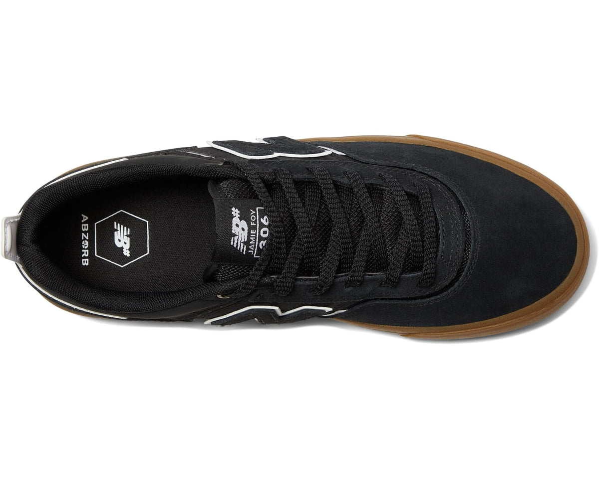 Unisex New Balance Numeric 306 - Jamie Foy Black/Gum 2