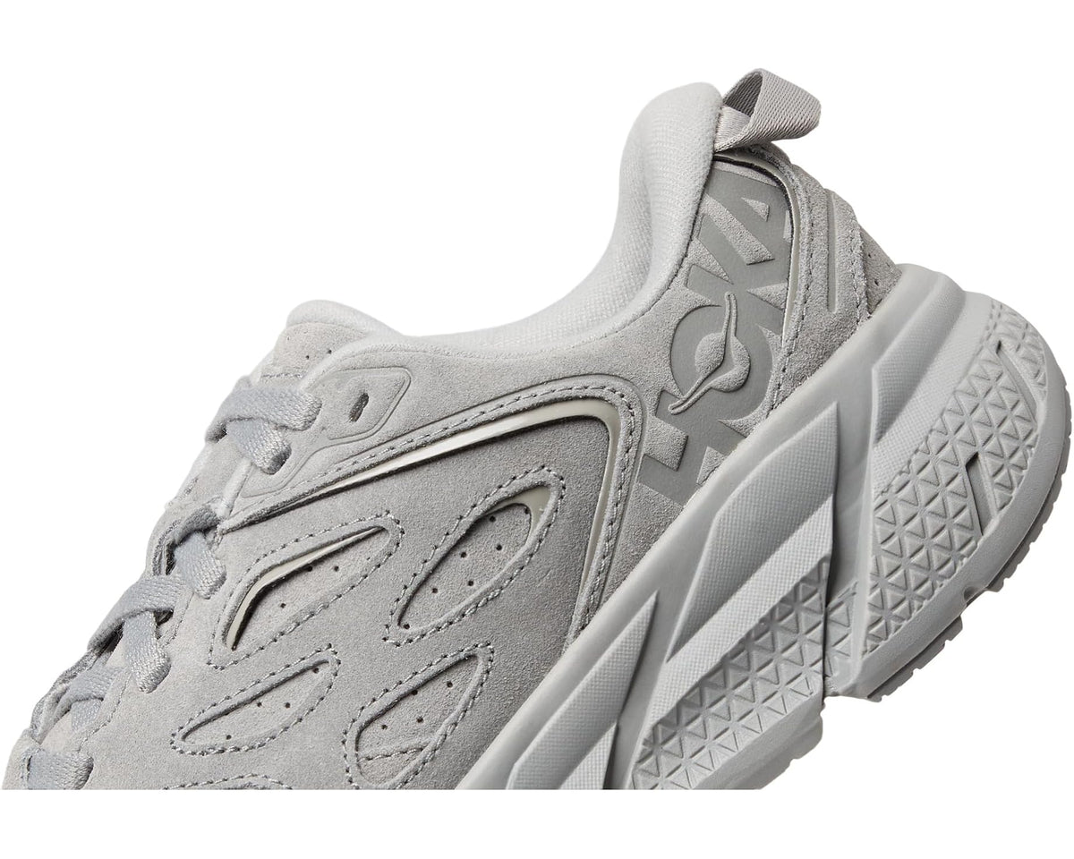 Unisex Hoka Clifton L Suede Limestone/Limestone