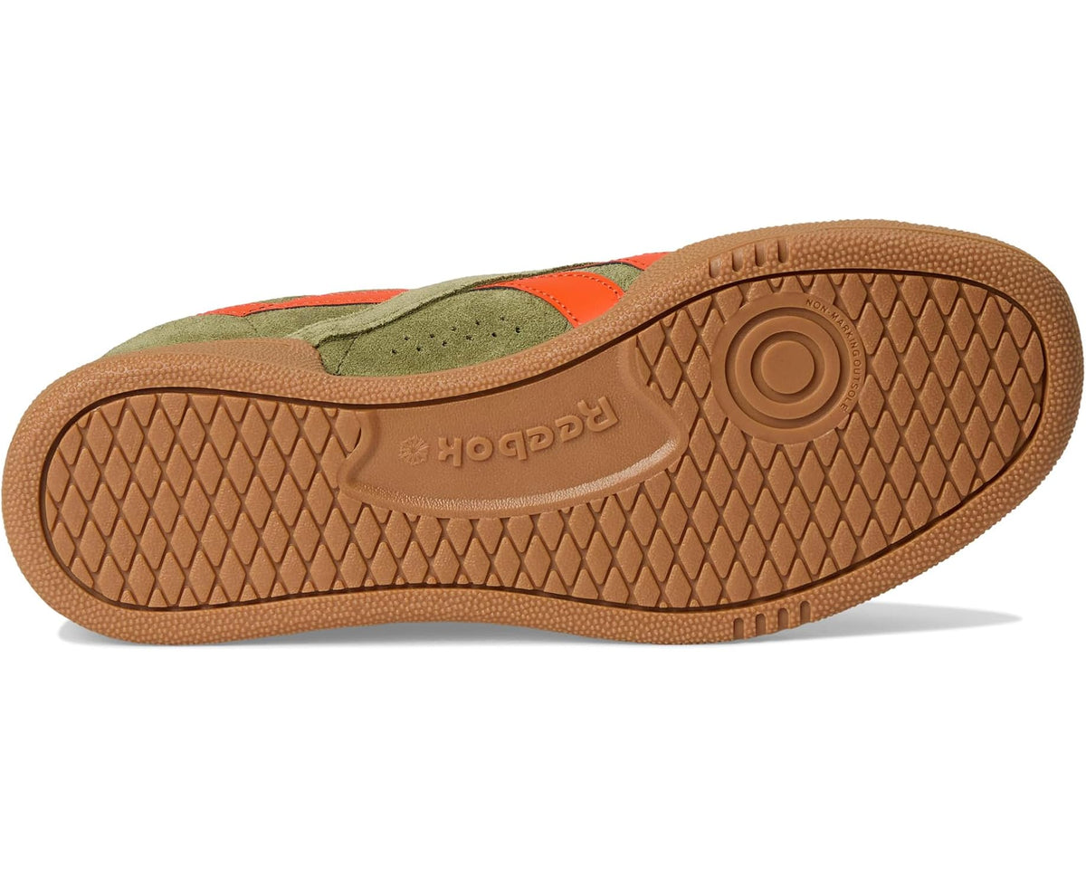 Unisex Reebok Lifestyle Club C Grounds UK Deepolive/Pumporange/Gum