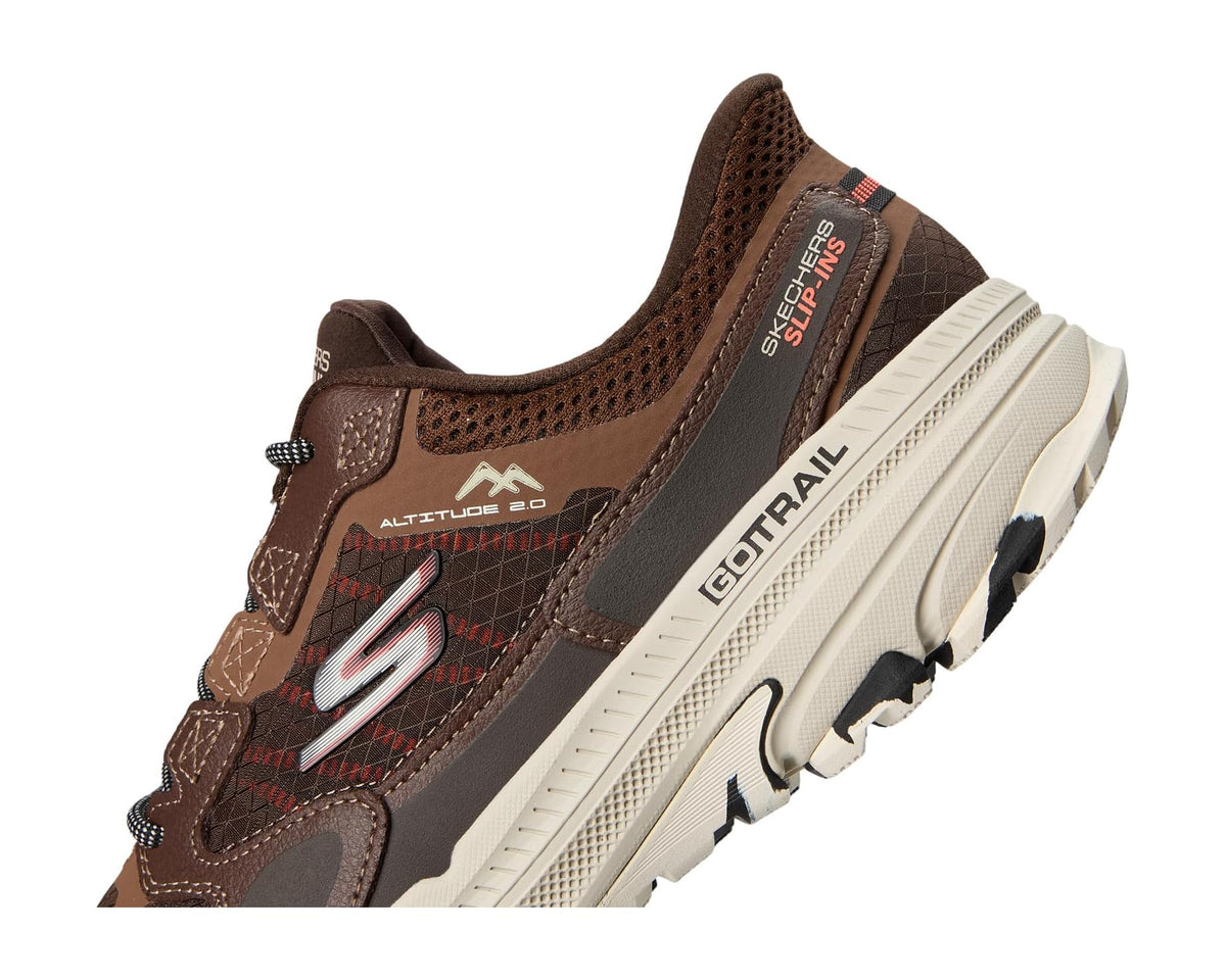 Men's SKECHERS Skechers Hands Free Slip-ins: Go Run Trail Altitude 2.0 Brown/Orange