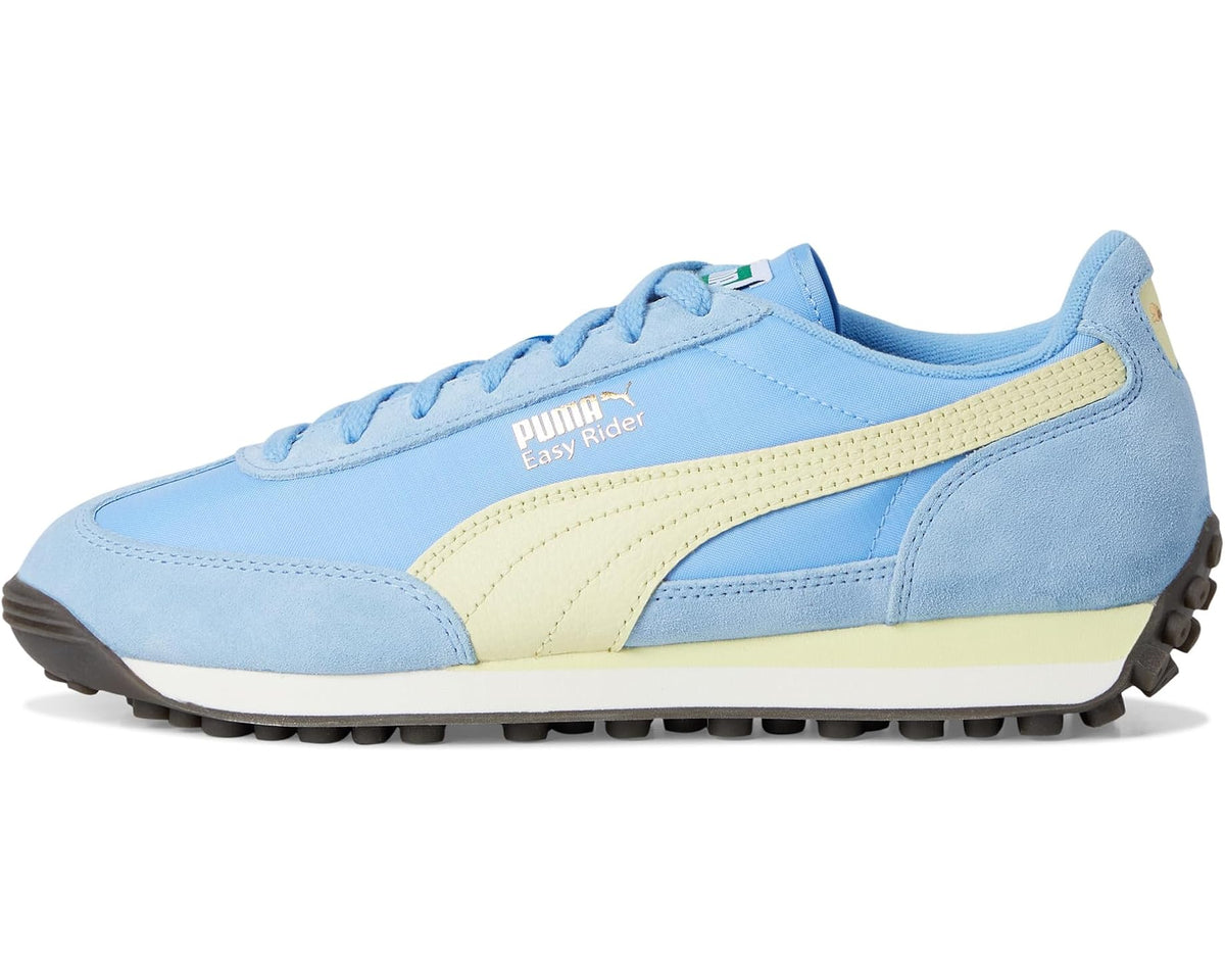 Women's PUMA Easy Rider Vintage Shoes Team Light Blue/Gold Moon