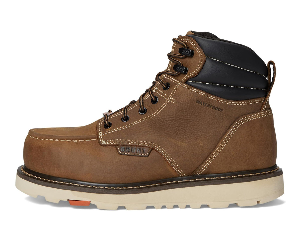 Men's BRUNT The Marin 6 Welted Comp Toe Brown