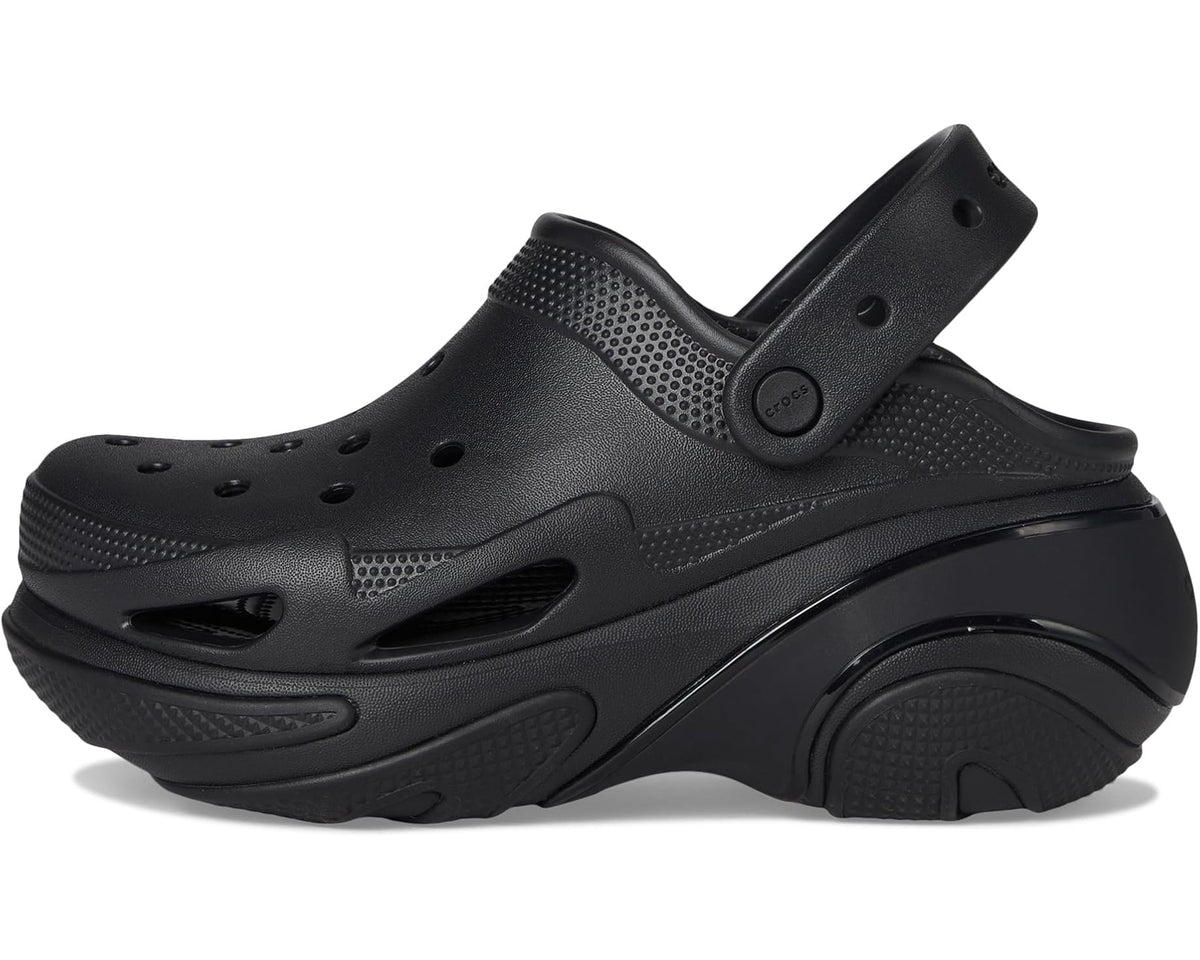 Unisex Crocs Bubble Crush Clogs Triple Black