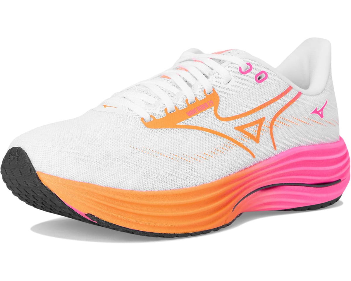 Unisex Mizuno Wave Rider 29 Hanabi White/Tang Orange
