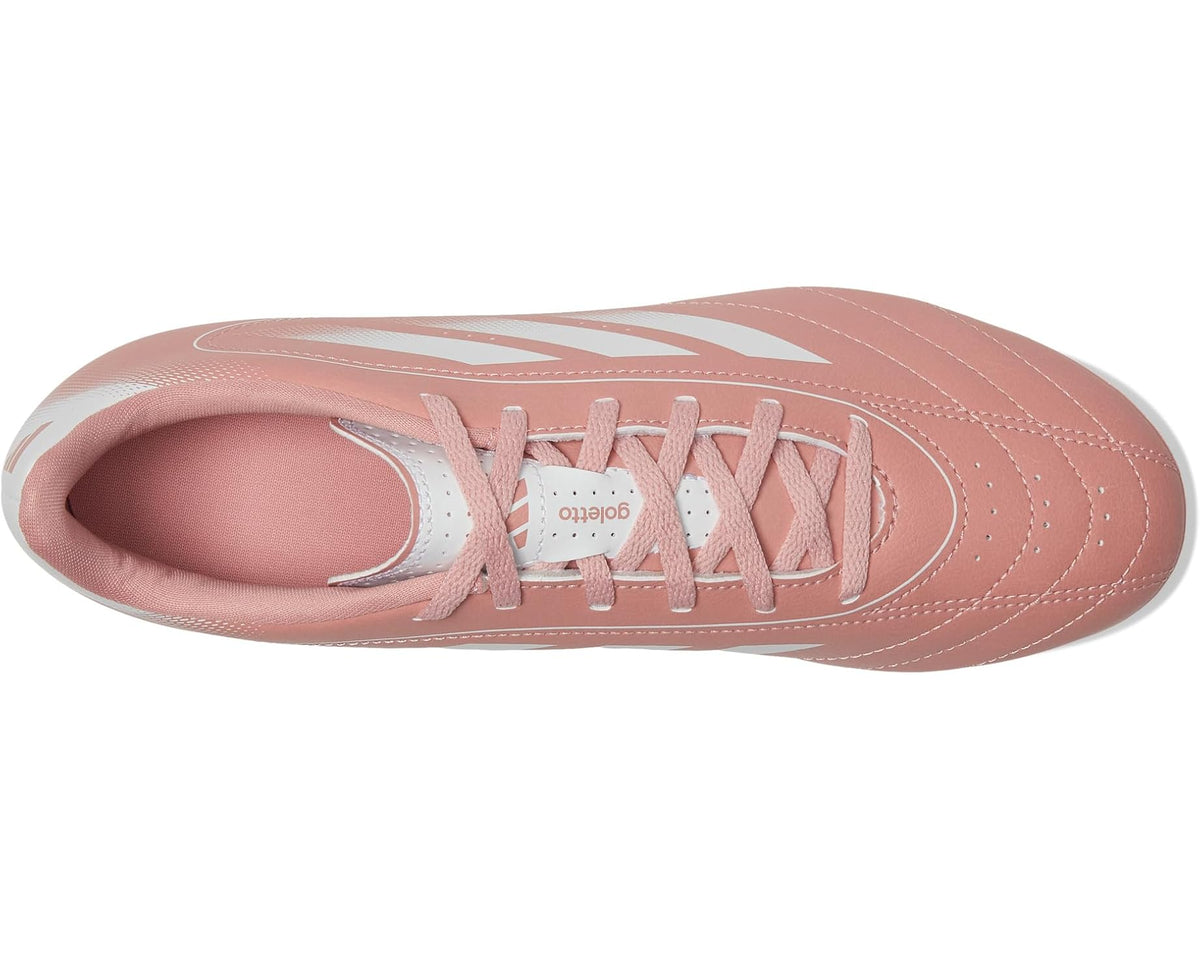Unisex adidas Goletto IX Firm Ground/Multi Ground Soccer Cleats Wonder Mauve/White/Wonder Mauve