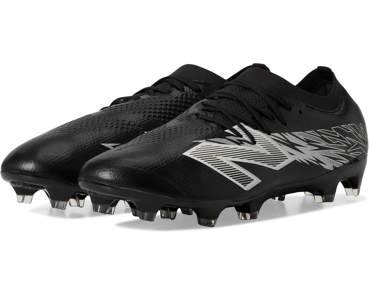Unisex New Balance Furon Pro FG V8 Soccer Cleats Black/Metallic Silver/White