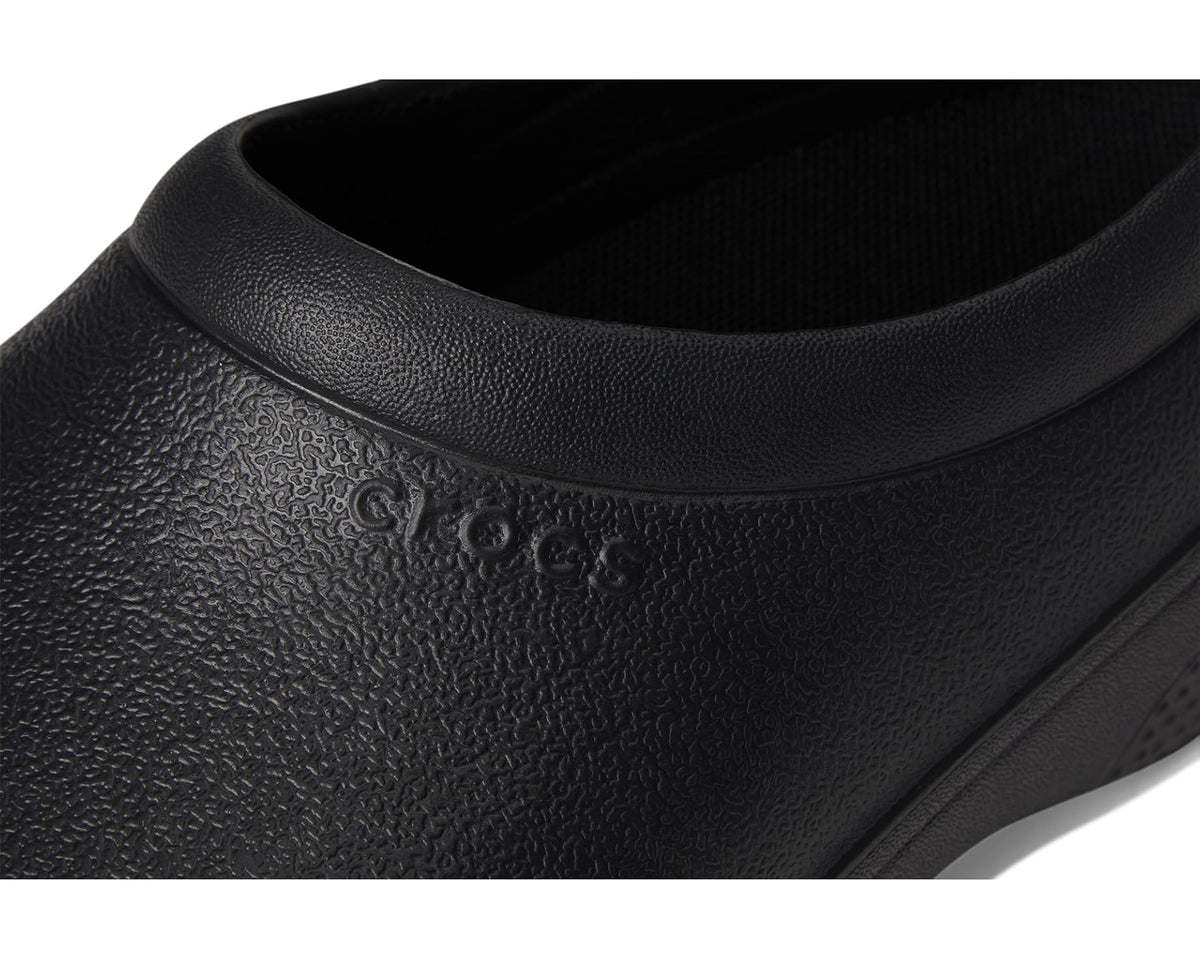 Unisex Crocs Work On The Clock Work Slip-On Black