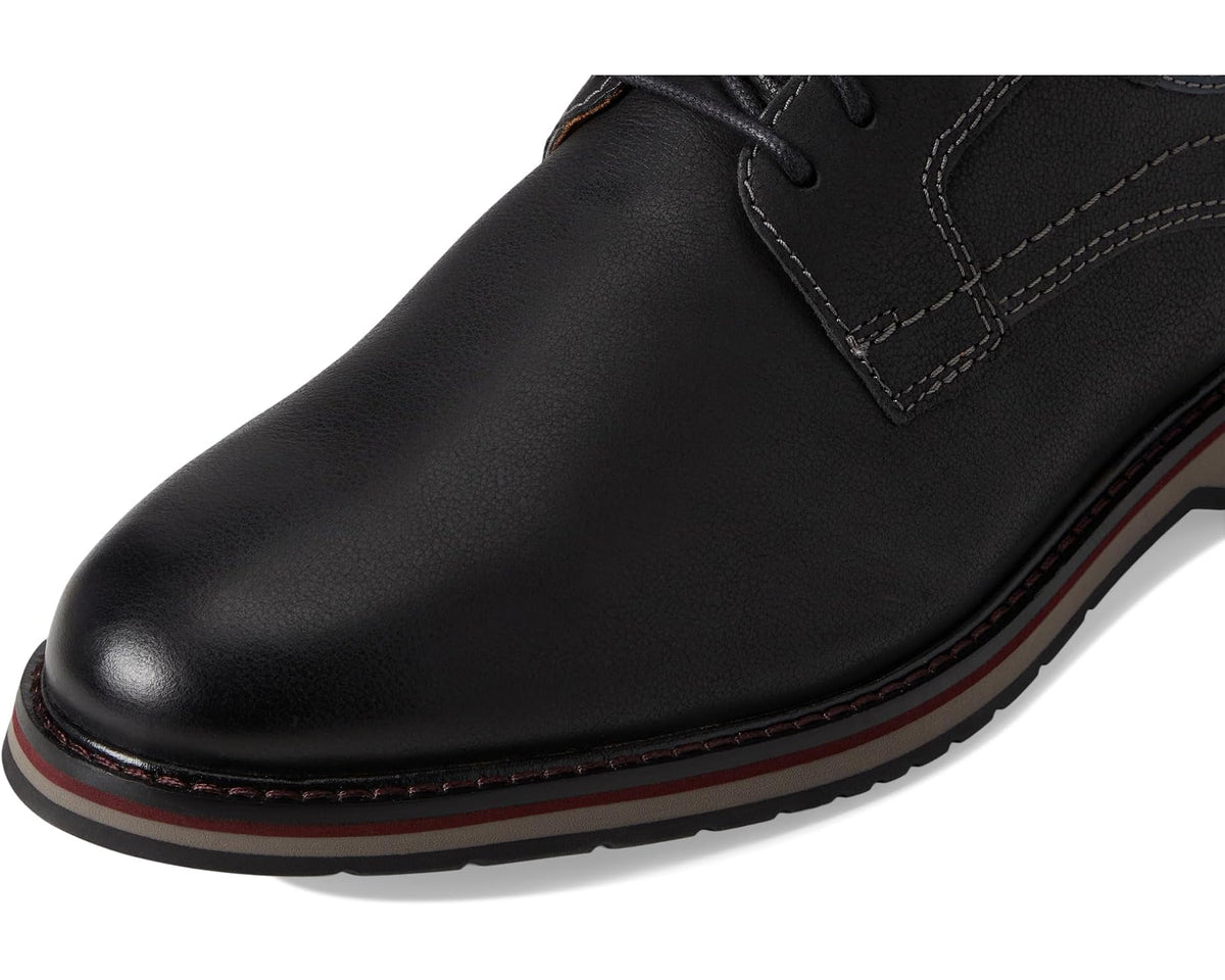 Men's Clarks Monahan Plain Black Leather