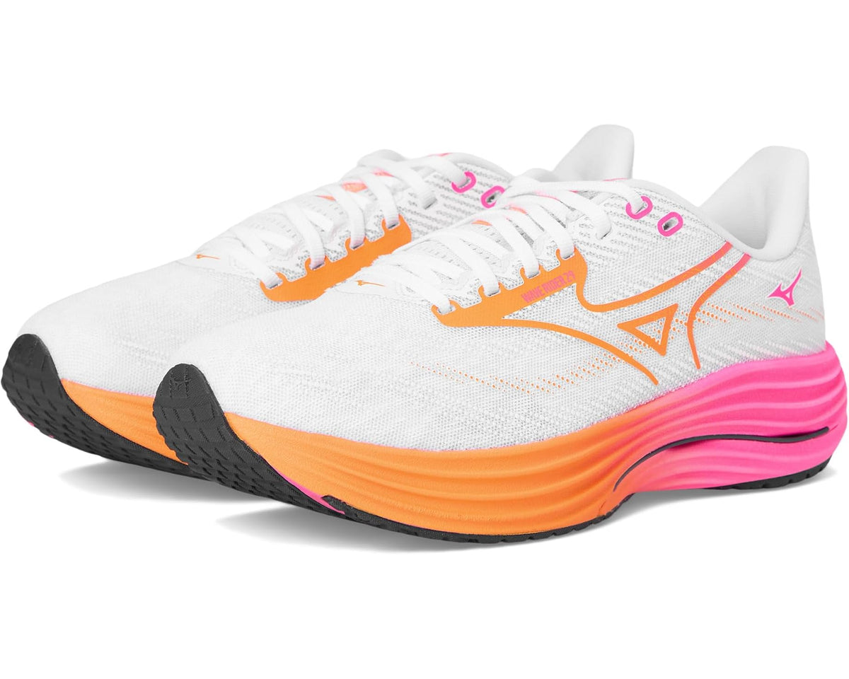 Unisex Mizuno Wave Rider 29 Hanabi White/Tang Orange