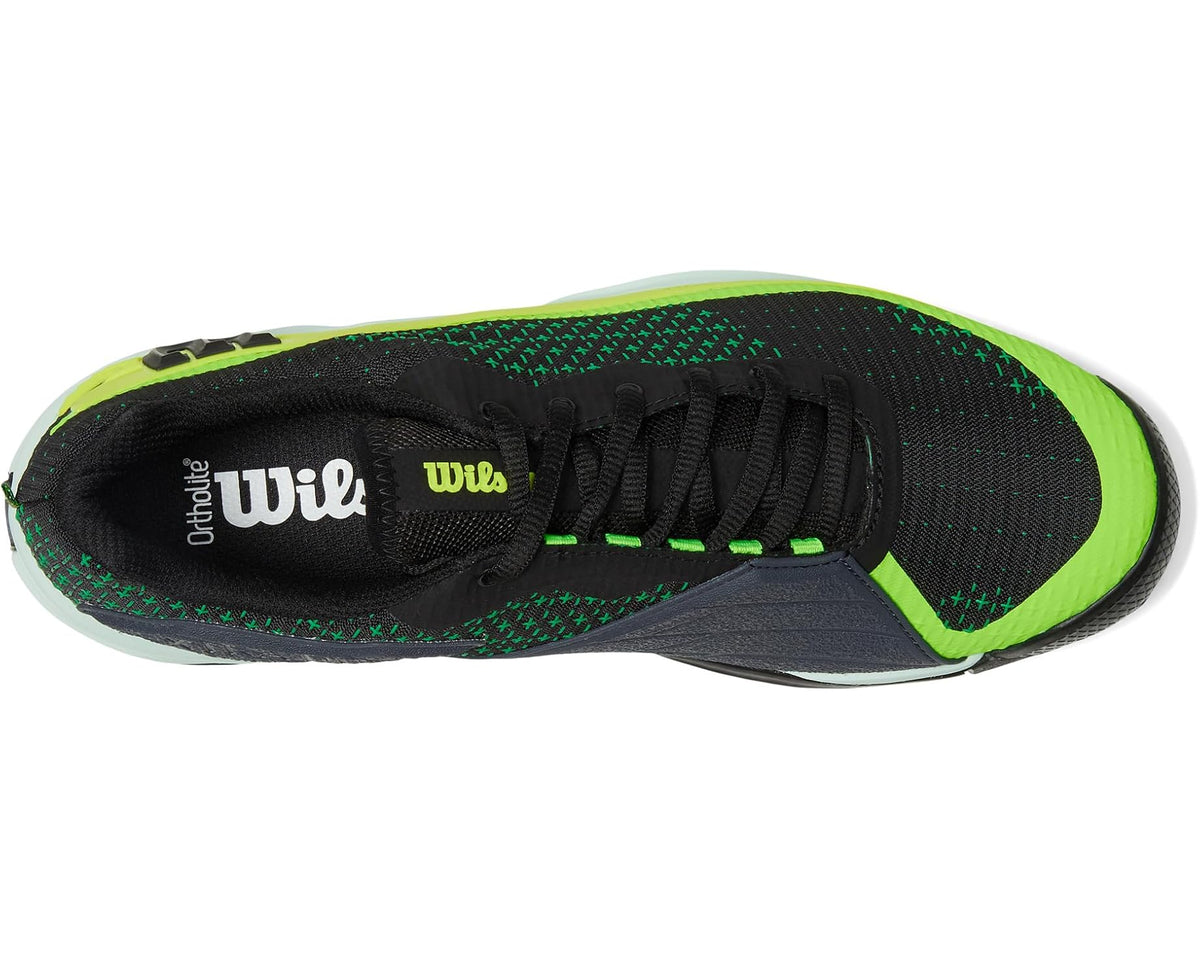 Unisex Wilson Rush Pro Extra Duty Black/Safety Yellow/Green Gecko