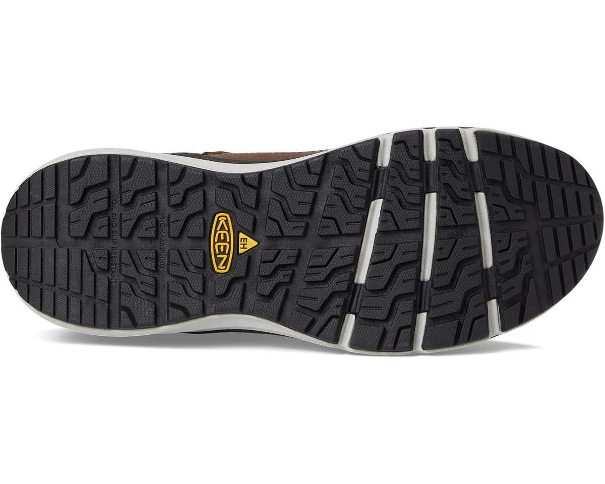 Men's KEEN Utility Red Hook Mid Waterproof (Comp Toe) Tobacco/Black