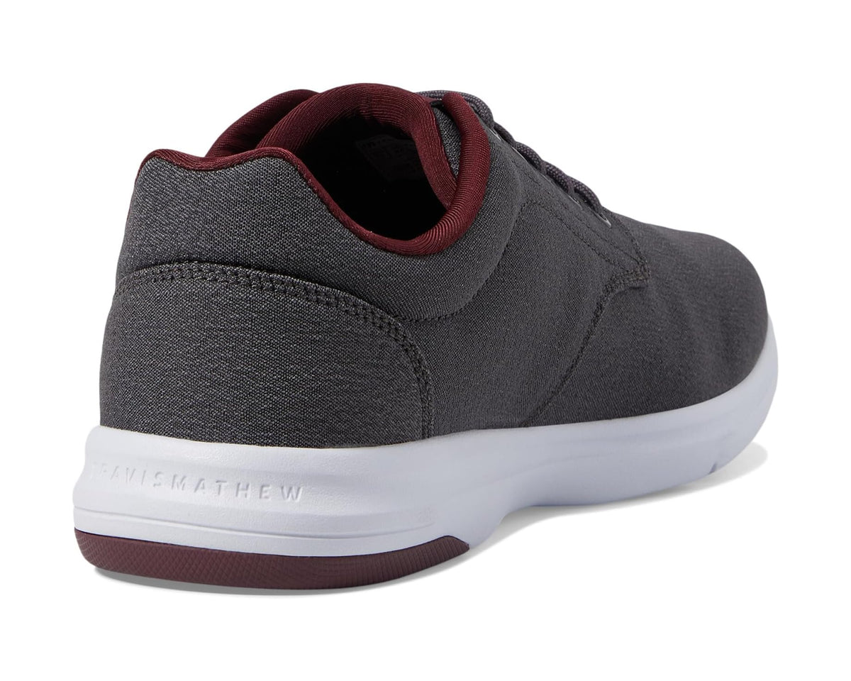 Men's TravisMathew The Daily 2.0 Woven Heather Grey Pinstripe