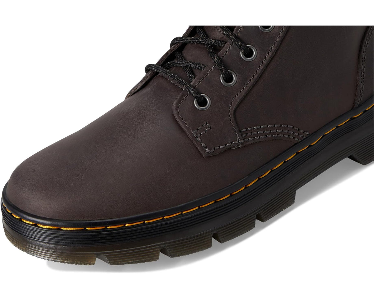 Unisex Dr. Martens Combs Leather Gunmetal