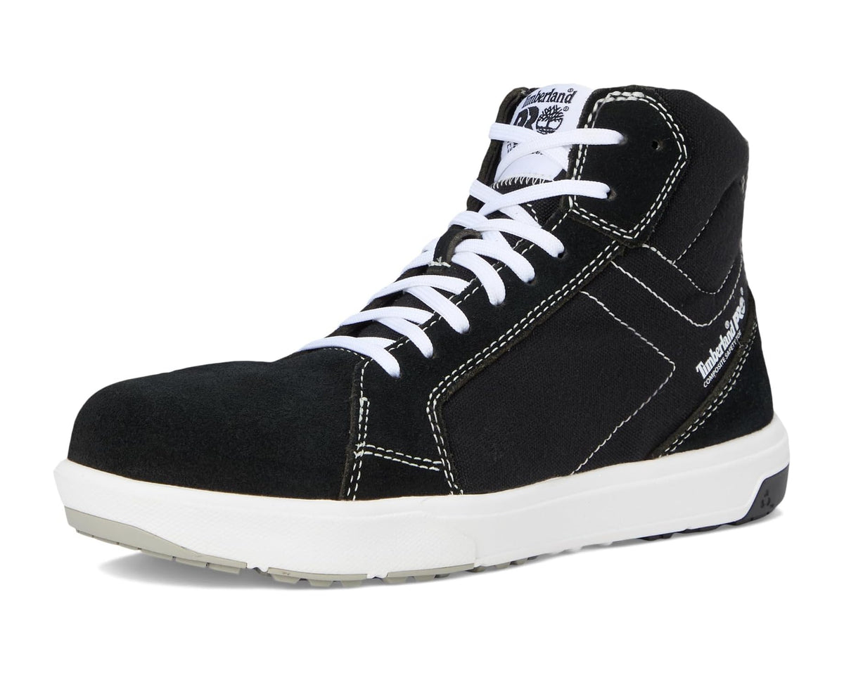 Unisex Timberland PRO Berkley Hi Composite Safety Toe Black/White 1