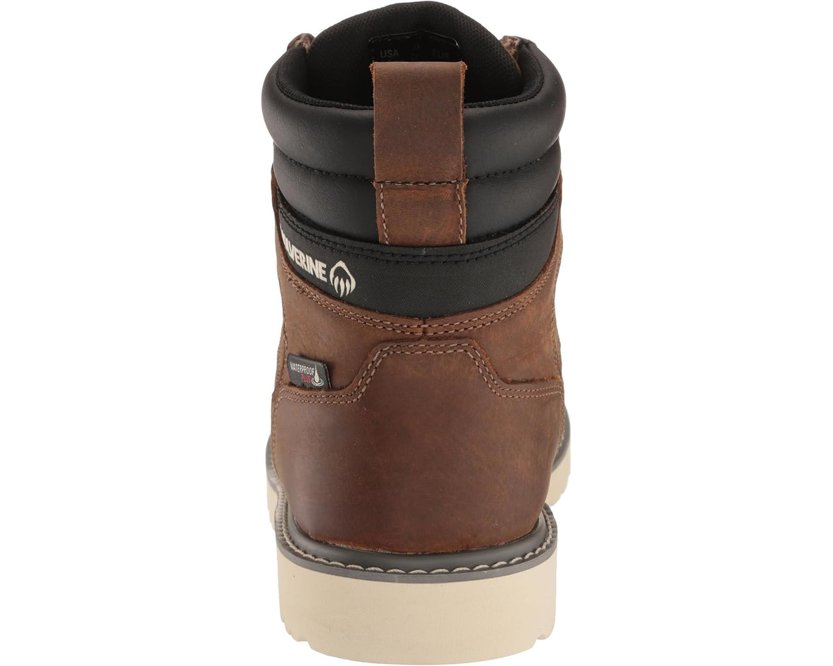 Men's Wolverine Trade Wedge Waterproof 6 Sudan Brown