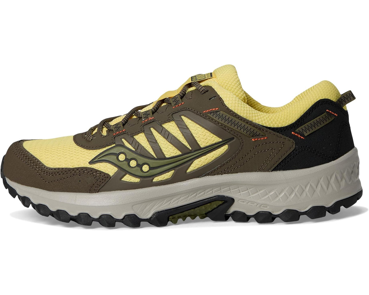 Unisex Saucony Originals Grid Peak Yellow/Walnut