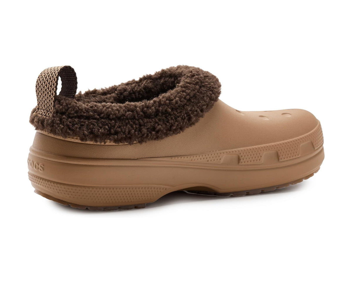 Unisex Crocs Classic Lined Shorty, Faux Fur Winter Boots Sepia