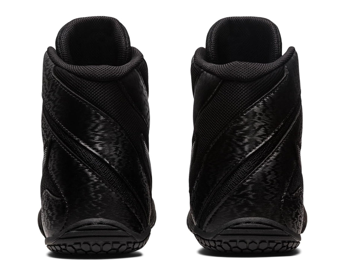 Men's ASICS Matcontrol 3 Wrestling Shoe Black/Pure Silver