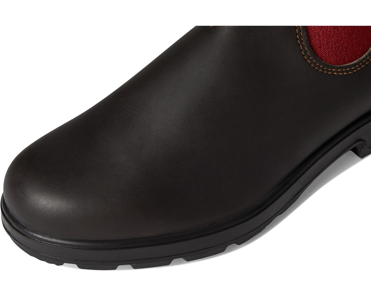 Unisex Blundstone Original 500 Chelsea Boots Stout Brown/Crimson