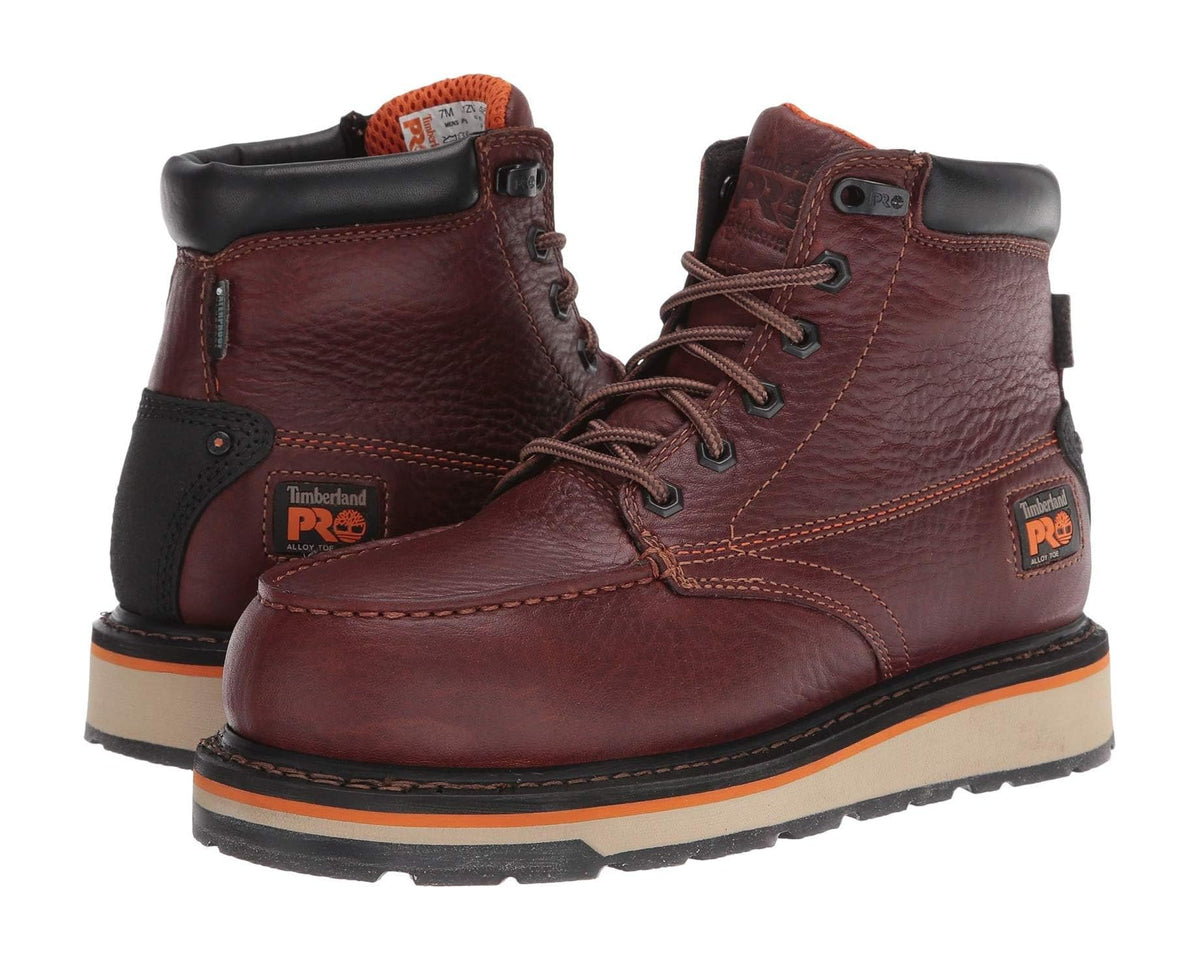 Unisex Timberland PRO Gridworks 6 Alloy Safety Toe Waterproof Brown 2