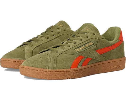 Unisex Reebok Lifestyle Club C Grounds UK Deepolive/Pumporange/Gum