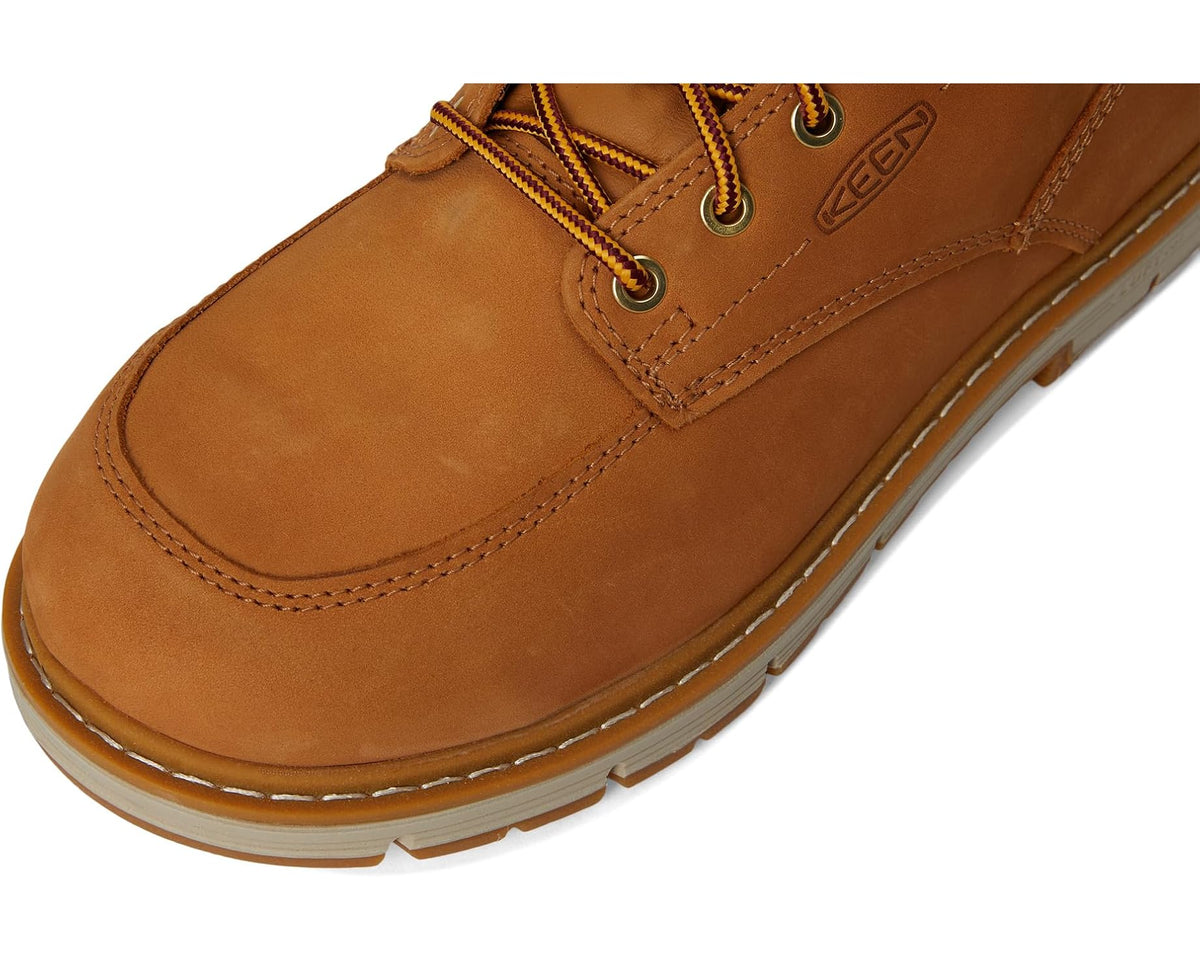 Men's KEEN Utility San Jose 6·Alloy Toe Waterproof 90 Degree Heel Bistre/Gum