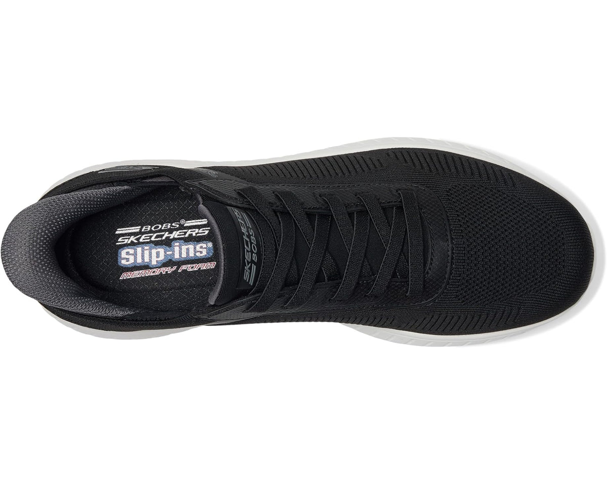 Men's BOBS from SKECHERS Hands Free Slip-Ins Squad Chaos - Solid Step Black/White