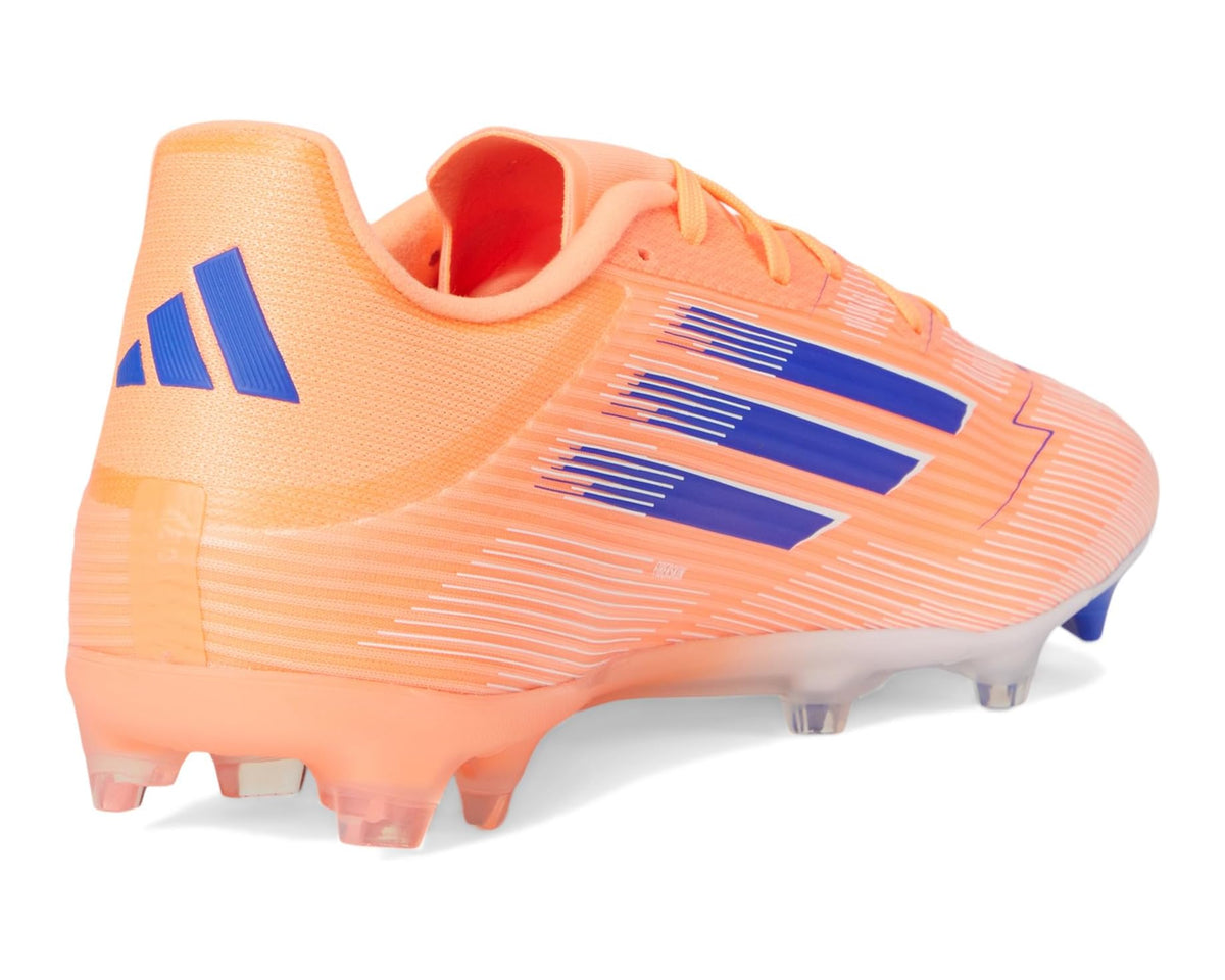 Unisex adidas F50 League Firm Ground Soccer Cleats Beam Orange/Lucid Blue/White