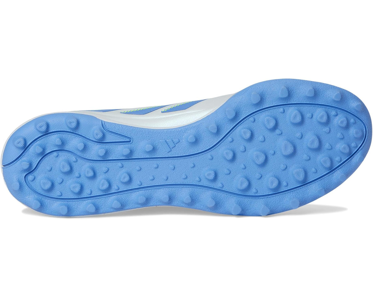 Unisex adidas Copa Pure 3 League Turf Soccer Cleats Halo Blue/Blue Fusion/Lucid Lemon
