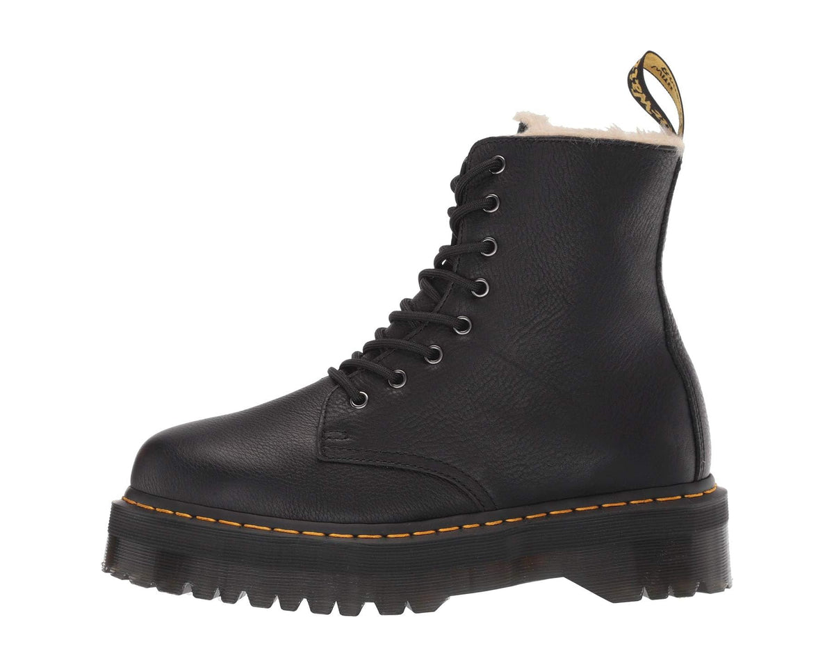 Unisex Dr. Martens Jadon Faux-Fur Lined Black