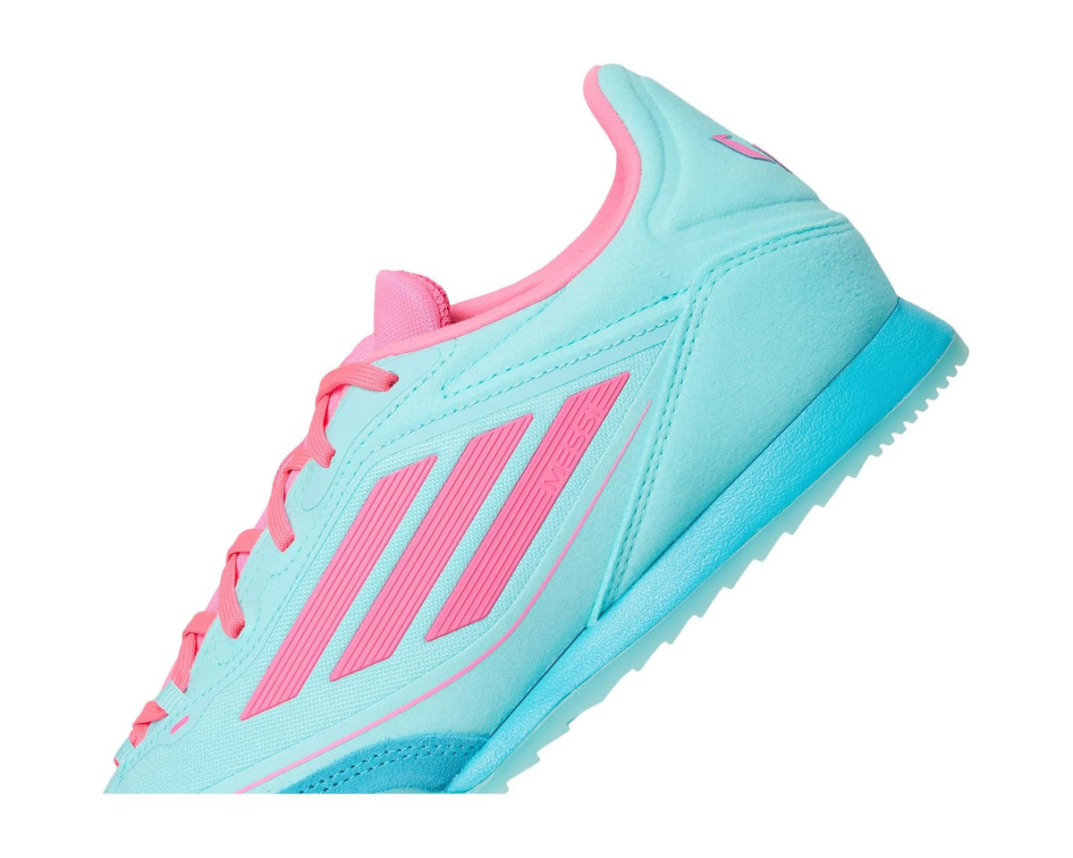 Unisex adidas F50 Freestyle Messi Indoor Flash Aqua/Lucid Pink/Lucid Cyan