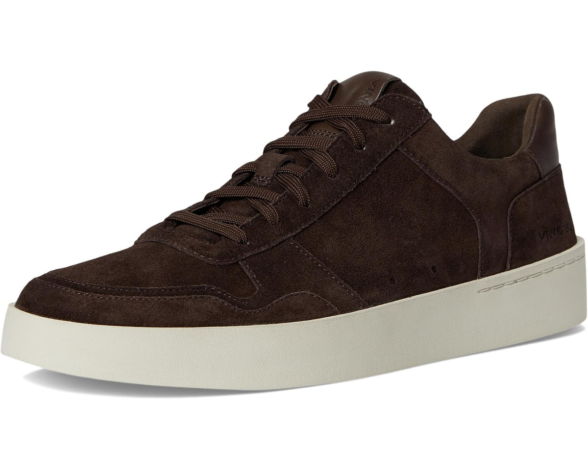 Men's Vince Peyton Lace-Up Sneakers Cocoa Brown Suede