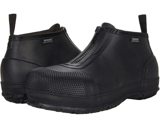 Unisex Bogs Overshoe Zip Composite Safety Toe Black