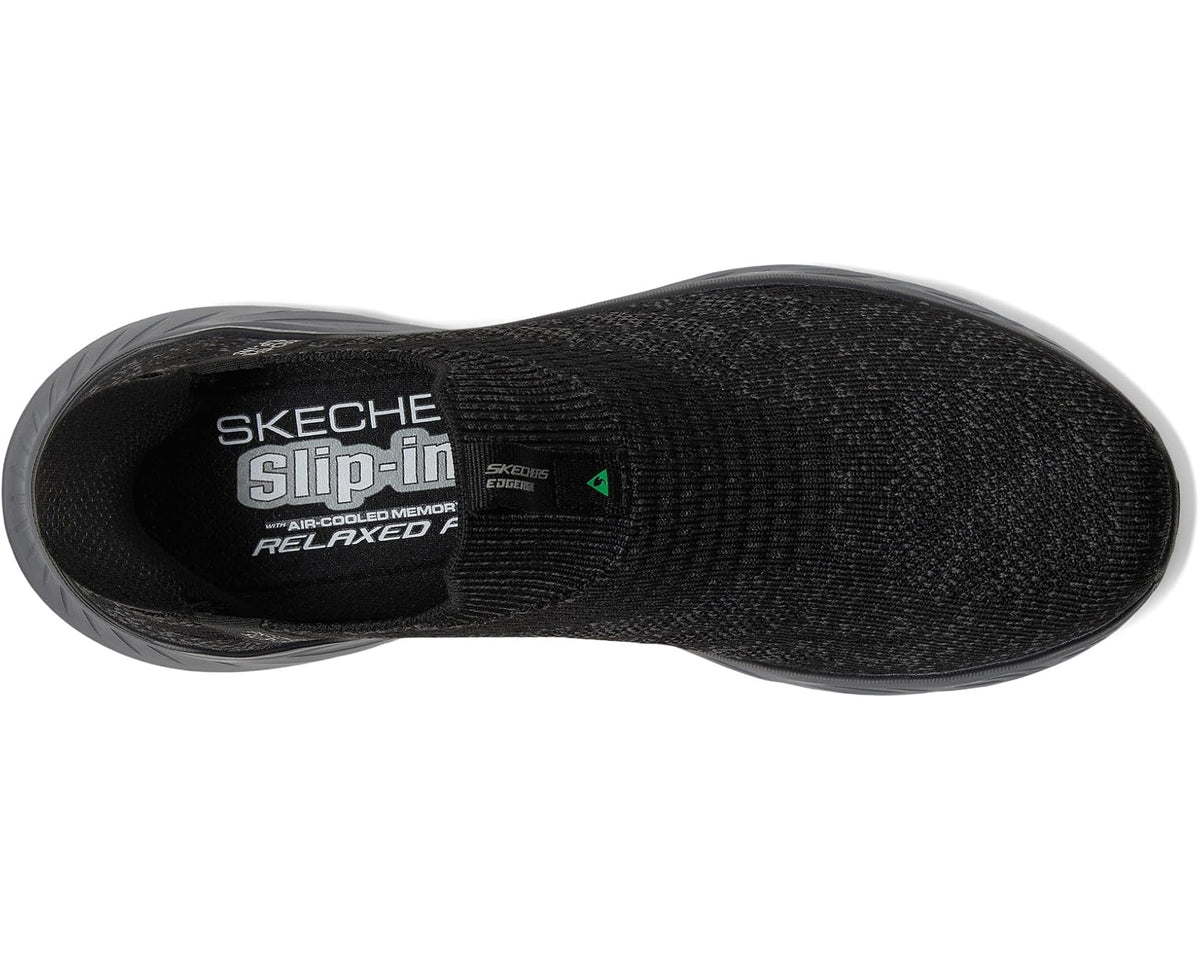 Men's SKECHERS Edgeride Commissioner Hands Free Slip-in Black/Charcoal