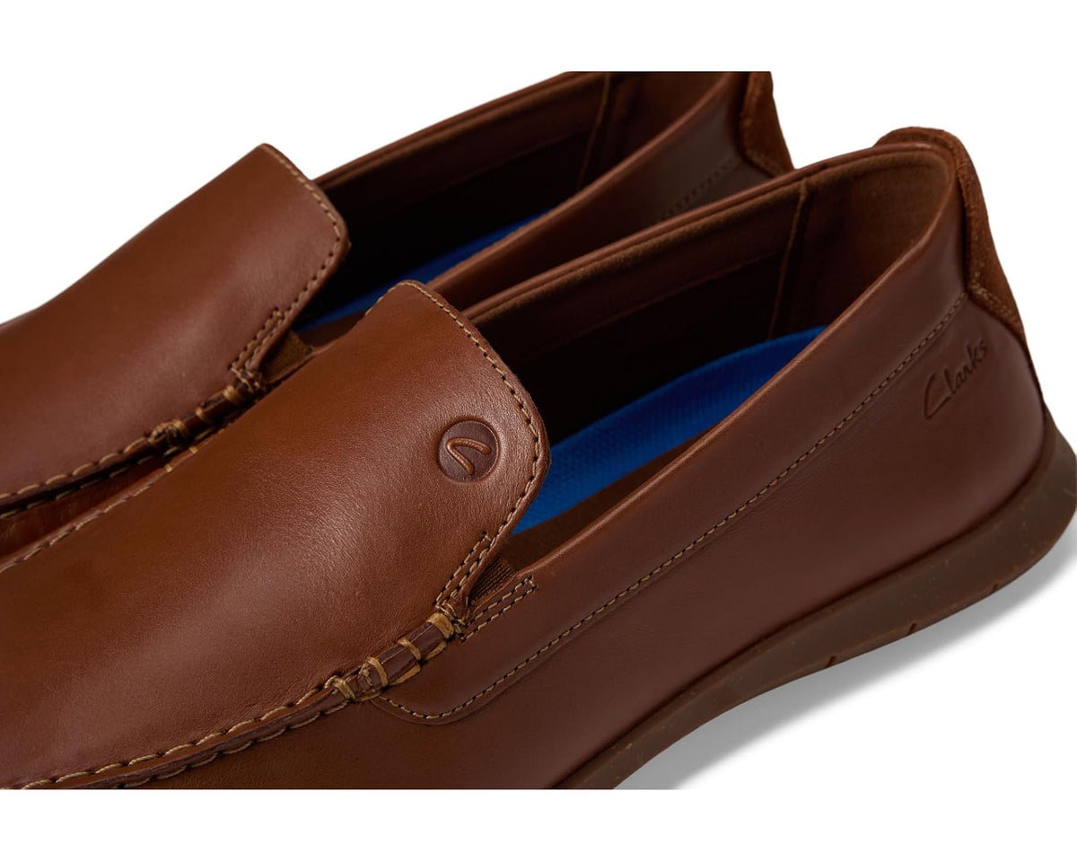 Men's Clarks Flexway Step Tan