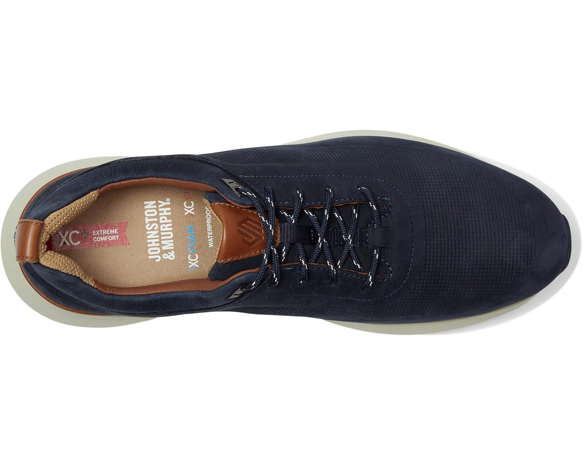 Men's Johnston & Murphy Xc Declan U-throat Navy Waterproof Nubuck