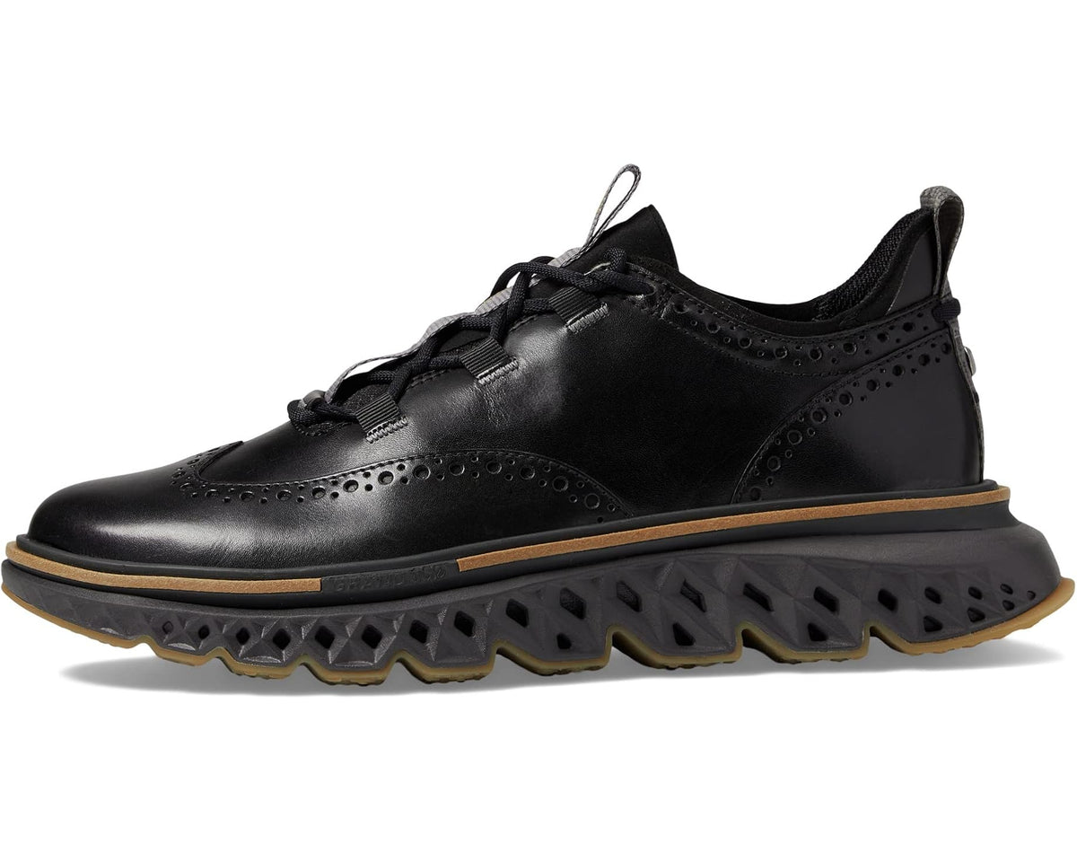 Men's Cole Haan 5.Zerogrand Wingtip Oxford Black/Pavement