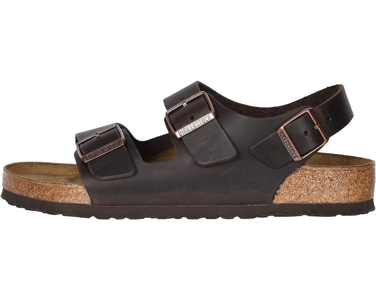 Unisex Birkenstock Milano - Oiled Leather (Unisex) Habana Oiled Leather