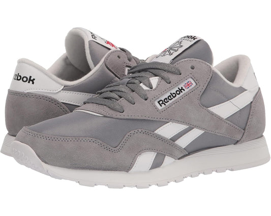 Unisex Reebok Lifestyle Classic Nylon Pure Grey/White