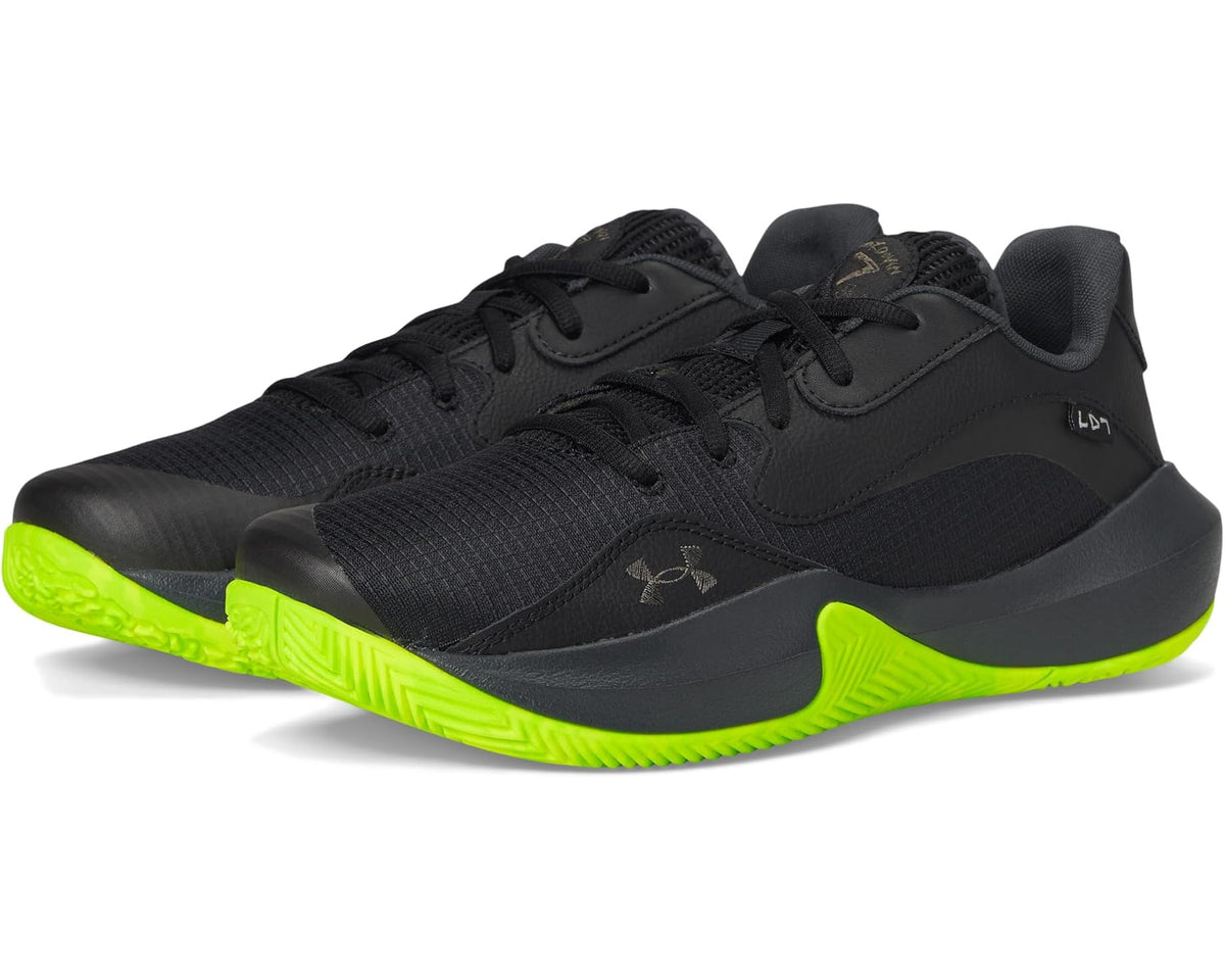 Unisex Under Armour Lockdown 7 Low Black/Black/Metallic Black
